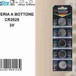 Pila A Bottone Cr2025 Prezzo Per 1 Unità