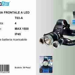 Torcia Frontale A Led