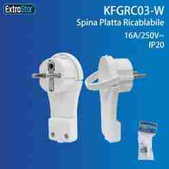 Spina Schuko Platta Ricablabile