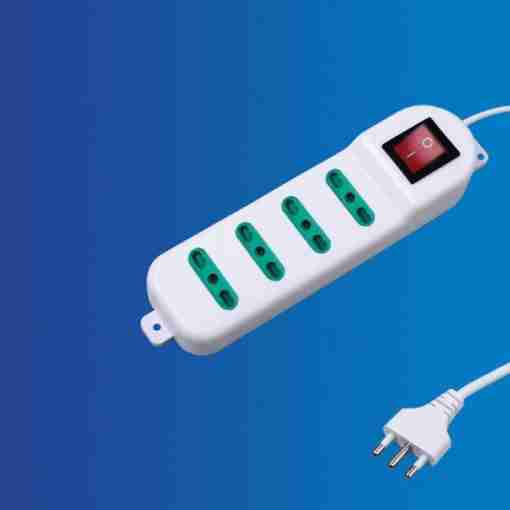 Multipresa 4 Posizioni Con Interruttore-1.5m