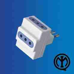 Adattatore Spina 10a 3 Prese 10a