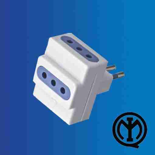 Adattatore Spina 10a 3 Prese 10a