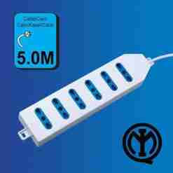 Multipresa Bipasso 6 Posizioni-5m Ita