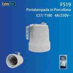Portalampada In Ceramica E27