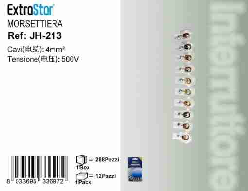 Morsettiera 4mm2