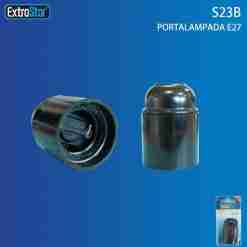 Portalampada E27 In Bachelite Nero