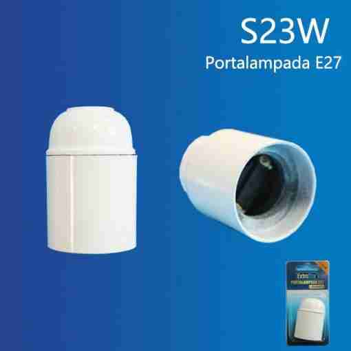 Portalampada E27 In Bachelite Bianco