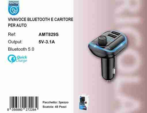 Bluetooth Vivavoce Per Auto 3.1a