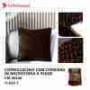 Copricuscino 1pz 40*40cm H-G52 Marrone