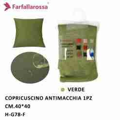 Copricuscino 40*40cm Verde