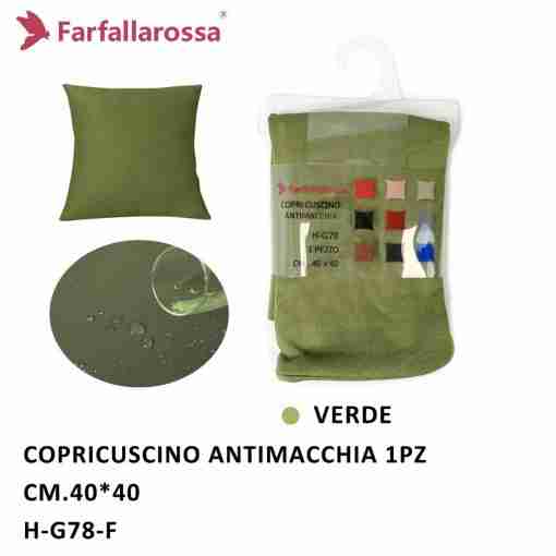 Copricuscino 40*40cm Verde