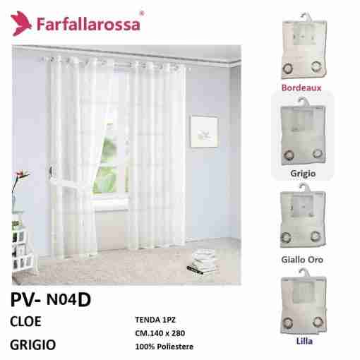 Tenda 140*280 Pv-N04-D Grigio /F-N206-D/