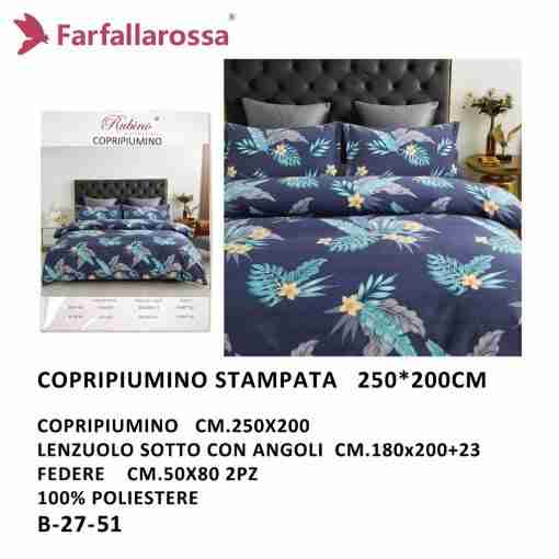 Farfallarossa Copripiumino 250*200cm B-27-51