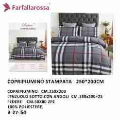 Farfallarossa Copripiumino 250*200cm B-27-54