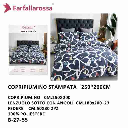 Farfallarossa Copripiumino 250*200cm B-27-55