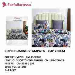 Farfallarossa Copripiumino 250*200cm B-27-57