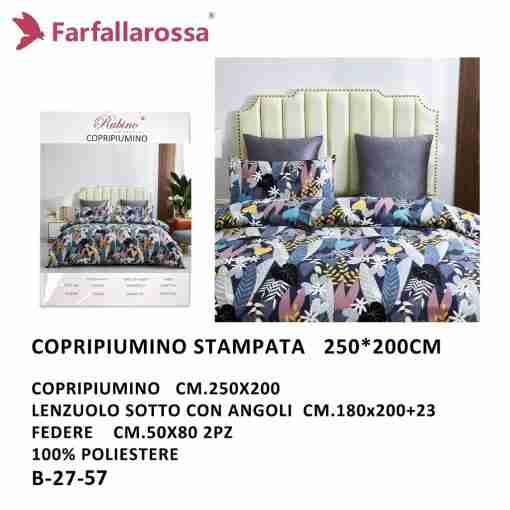 Farfallarossa Copripiumino 250*200cm B-27-57
