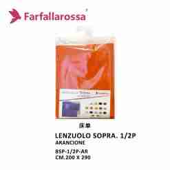Farfallarossa Lenzuolo Sopra 1-1/2p Arancio