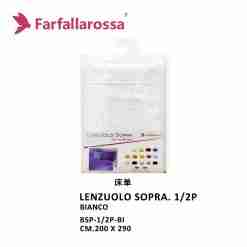 Farfallarossa Lenzuolo Sopra 1-1/2p Bianco