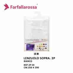 Farfallarossa Lenzuolo Sopra 2p Bianco