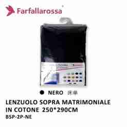 Farfallarossa Lenzuolo Sopra 2p Nero