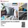Farfallarossa Copricuscino 1pz 40*40cm H-G76j Grigio Argento