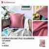 Farfallarossa Copricuscino 1pz 40*40cm H-G76q Rosa