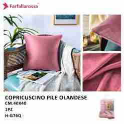 Farfallarossa Copricuscino 1pz 40*40cm H-G76q Rosa