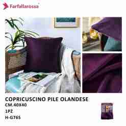 Farfallarossa Copricuscino 1pz 40*40cm H-G76s Viola