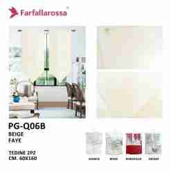 Farfallarossa Tendine 60*160 Pg-Q06-B Beige /Fg-L05-B/