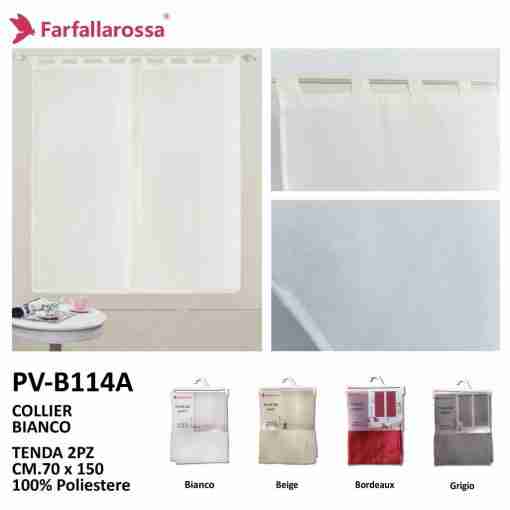 Farfallarossa Tendine 70*150 Pv-B114-A Bianco /F-B38-A/