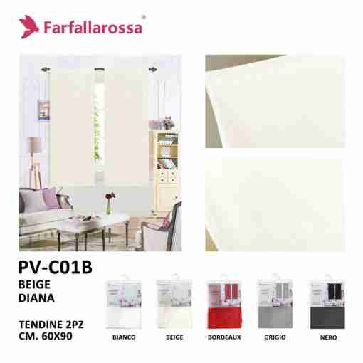 Farfallarossa Tendine Doppia 60*90cm Pv-C01-B Beige