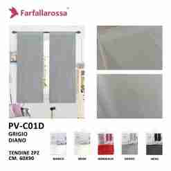Farfallarossa Tendine Doppia 60*90cm Pv-C01-D Grigio