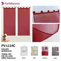 Farfallarossa Tendine 70*240 Pv-L114-C Bordeaux/F-L38-C/