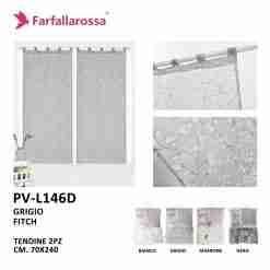 Farfallarossa Tendine 70*240 Pv-L146-D Grigio
