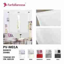 Farfallarossa Tendine Doppia 60*120cm Pv-M01-A Bianco