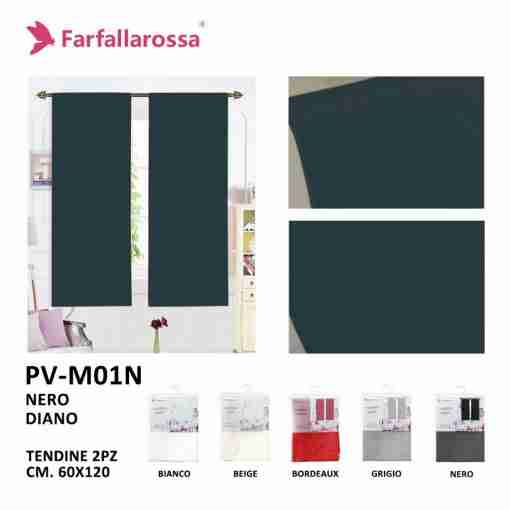 Farfallarossa Tendine Doppia 60*120cm Pv-M01-N Nero