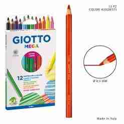 Giotto Pastelloni Mega 12pz Bl.