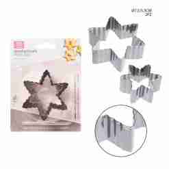 Dc Casa Stampo Dolci Stella 5.5-7.5cm 2pz