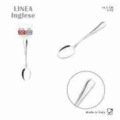 Dc Casa Serv.Inglese 18/C Cucch.Dolce 14.5cm 3pz
