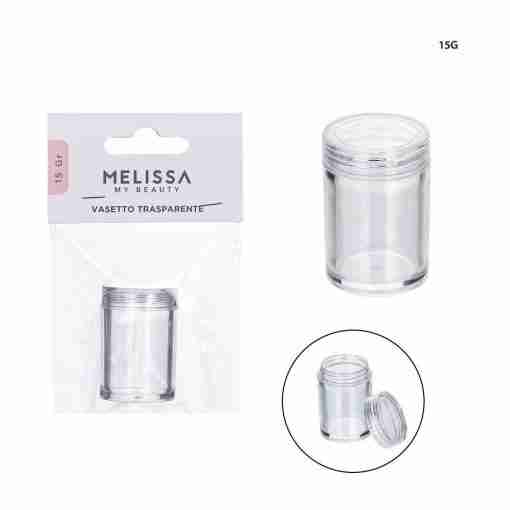 Melissa Vasetto Vuoto Plastica Trasparente 15g