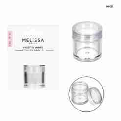 Melissa Vasetto Vuoto Plastica Trasparente 10g