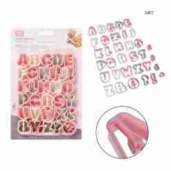 Dc Casa Stampo Dolci Plast. 34pz Alfabeto