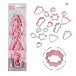 Dc Casa Stampo Biscotti Plast. 5x4cm-8x6cm 8pz