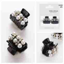 Melissa Mollettine Capelli C/Perle 2.5cm 2pz
