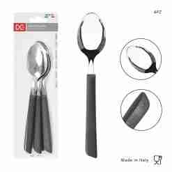 Dc Casa Cucchiaio Tavola Inox 6pz Tortora