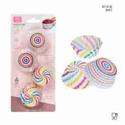 Dc Casa Pirottino Carta Twister  7.5cm 80pz