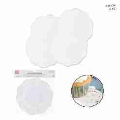 Dc Casa Centrino Carta Tondo 36cm 25pz Bianco