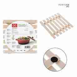 Dc Casa Sottopentola Bamboo 17.5x17.5cm 2pz Quadr