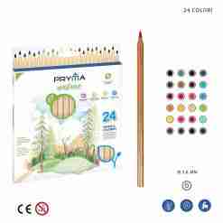 Pryma Pastelli Legno Nature 24pz Bl.
